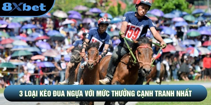 3 loại kèo đua ngựa với mức thưởng cạnh tranh nhất