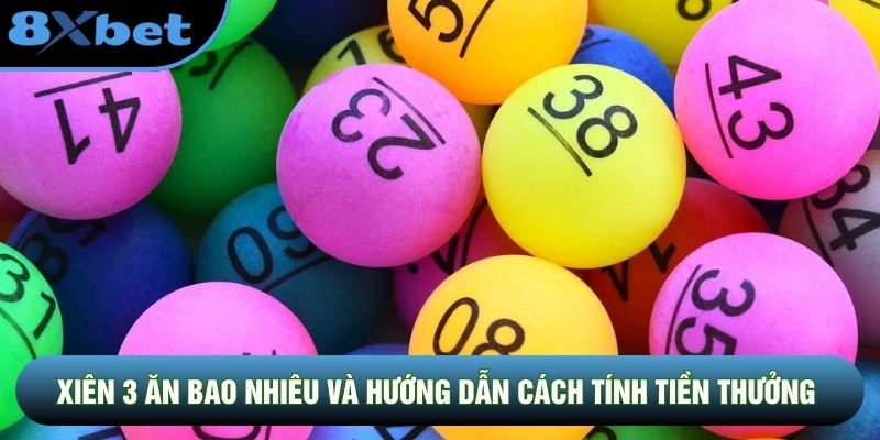 Xiên 3 Ăn Bao Nhiêu Và Hướng Dẫn Cách Tính Tiền Thưởng